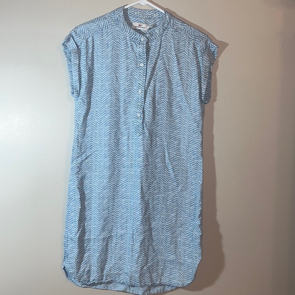 Vineyard Vines Margo Dress Chevron Print - Picture 1 of 4